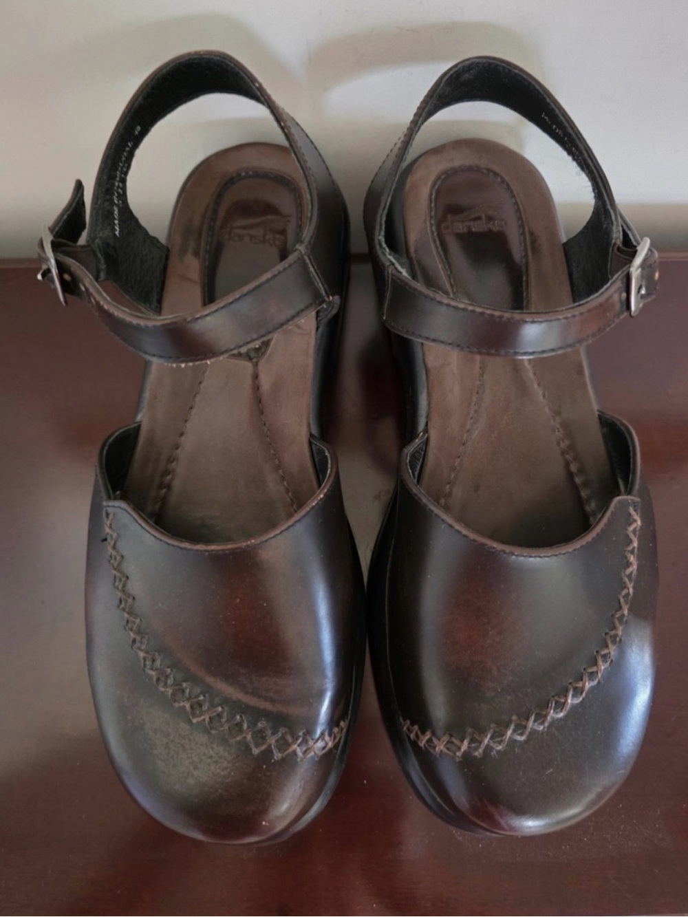 Dansko Dark Brown Trista Sandal Clog